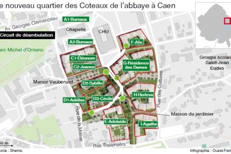 Les Coteaux de l’Abbaye à Caen : où en sont les travaux ?
