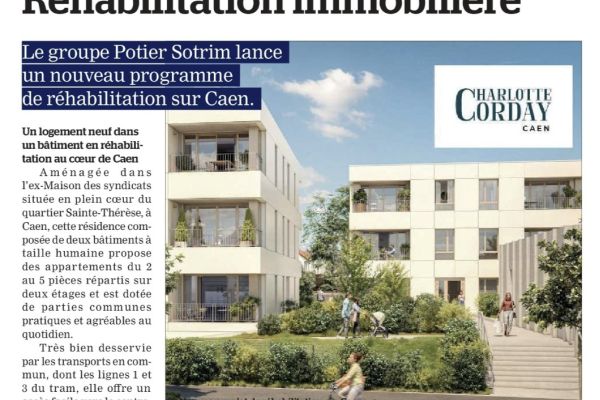 Charlotte Corday à Caen : un projet de réhabilitation immobilière